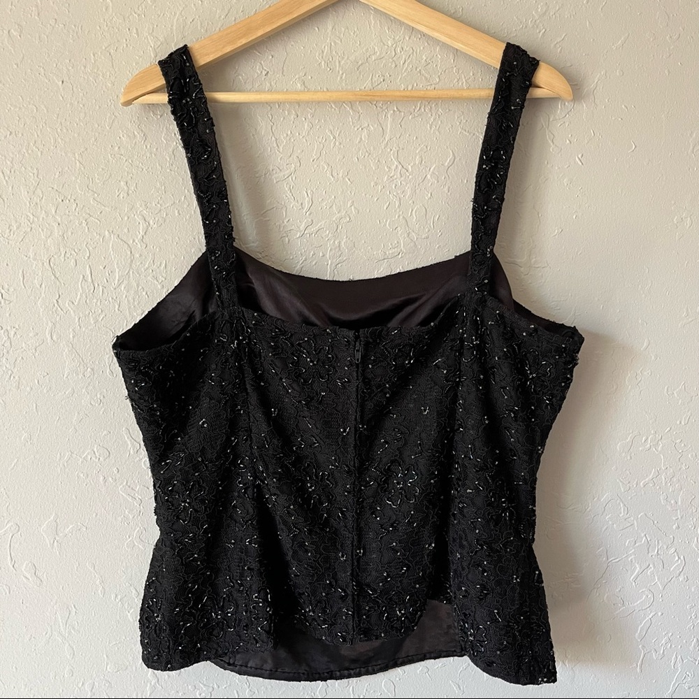 Cassandra Stone Vintage Beaded Bodice tank 14 - Picture 5 of 10
